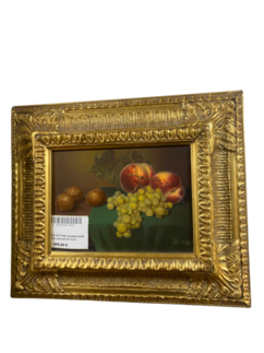 BOROS HEGYI 1965- hsp nature morte aux noix cadre dor 40 x 34 cm