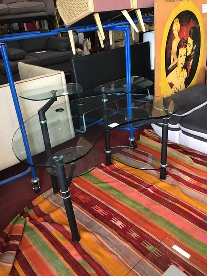 BUREAU MISS BEAN  ROCHE BOBOIS VERRE DESIGN 