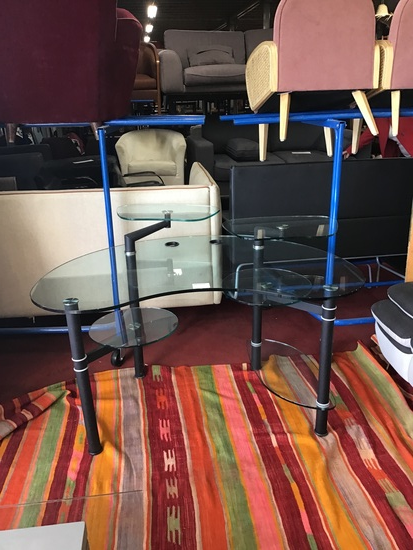 BUREAU MISS BEAN  ROCHE BOBOIS VERRE DESIGN 