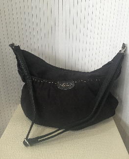 MAC DOUGLAS sac a main toile noir 
