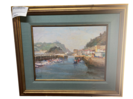 JOAQUIN LOIDI hsp port encadrement dor 51 x 43 cm