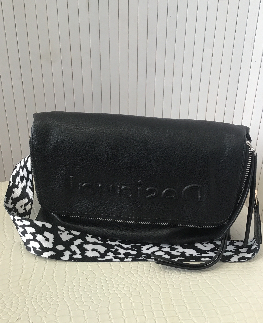 DESIGUAL sac a main cuir noir 
