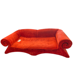 BRETZ canapé MAMMUT velour rouge 130 x 280 cm