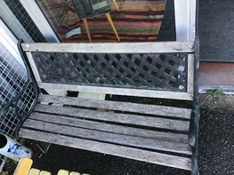 BANC DE JARDIN BOIS ET FONTE 70/125CM
