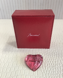 BACCARAT broche coeur amor prix neuf 390
