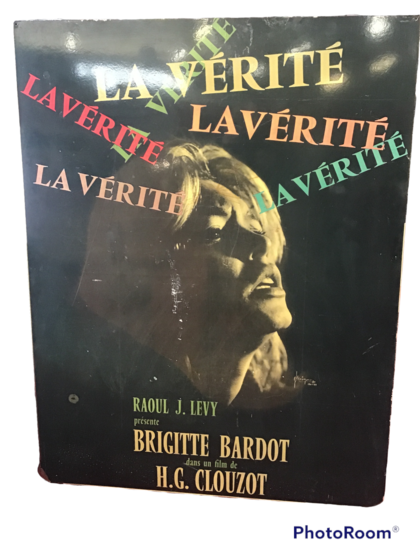 AFFICHE COLUMBIA FILMS LE BAL DES ADIEUX/ BRIGITTE BARDOT 117/153CM 