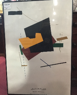 REPRO IVAN V. KLJUN CADRE NOIR SS VERRE 71 x 105 cm