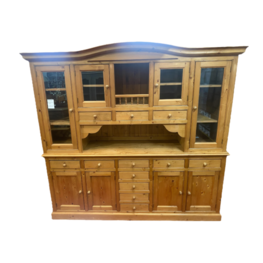 INTERIOR S grand buffet pin 2 corps chapeau de gendarme 220 x 51 x h 215 cm
