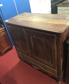 BUFFET HAUTEUR APPUIT NOYER ST LXV 2P + 1T 130 X 63 X H 118 CM