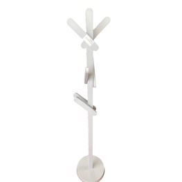 KARIMOKU PORTEMANTEAU LAQUE GRIS PATERES MOBILES H1.72ML NEUF 500 EURO