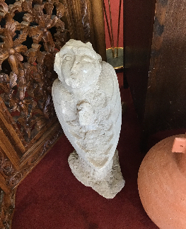 GARGOUILLE EN PIERRE ANCIENNE HAUTEUR 59 CM