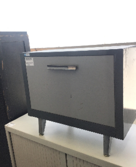 ARCHO MEUBLE DE BUREAU METAL 1 ABATTANT 68 X 32 X H 58 CM