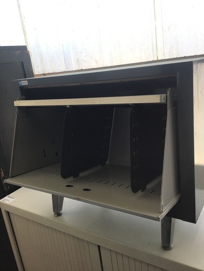 ARCHO MEUBLE DE BUREAU METAL 1 ABATTANT 68 X 32 X H 58 CM