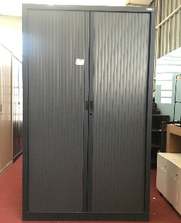 ARMOIRE METAL GRIS 2P COULISSANTE 120 X 45 X H 198 CM