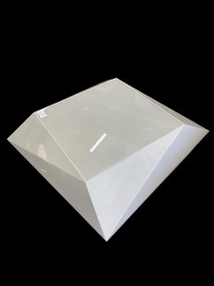 TABLE BASSE MODERNE DIAMOND GRIS 100 X 100 CM