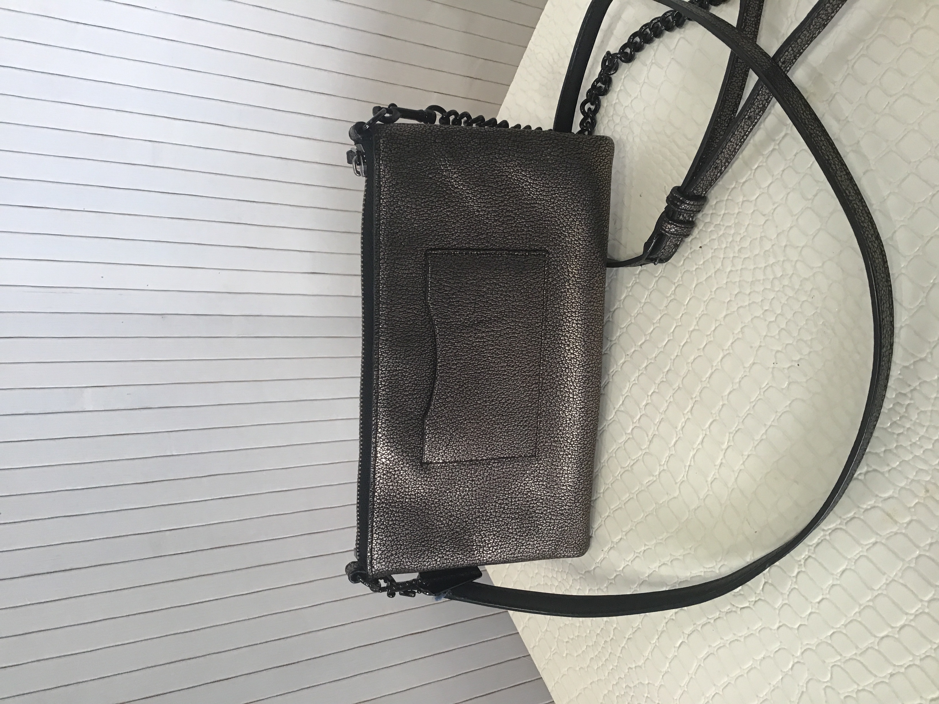 COACH sac dore bandouliere noire