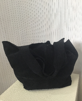 HUMILITU sac a main cuir vache noir 