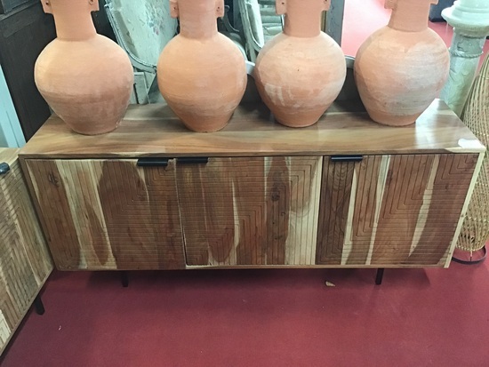 BUFFET ACACIA 3 PORTES 153 X 40 X H 73 CM NE BAISSE PAS